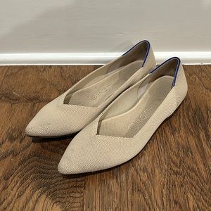 Rothy’s The Point in Ecru, US W6.5